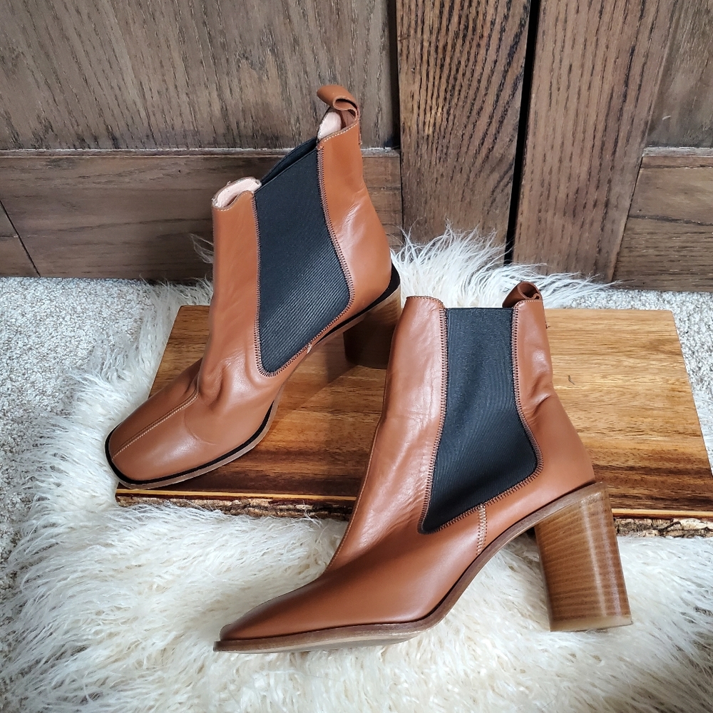Acne Studios Bethany Block Heel Booties